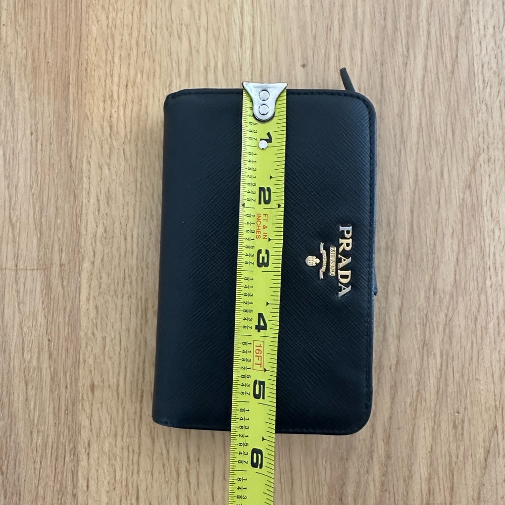 PRADA Saffiano Compact Wallet - Picture 12 of 14